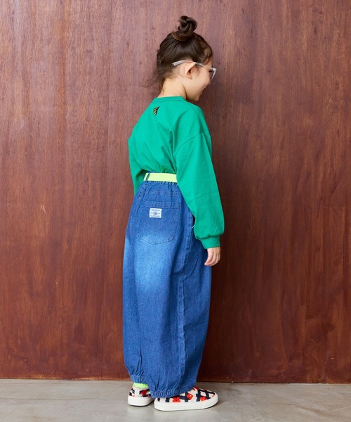 Life Support Products(ライフサポートプロダクツ)の「デニムバレルパンツ(デニムパンツ・キッズ・ブラック/ブルー・100/95/90/80/110/150/140/130/120)」の7枚目の写真