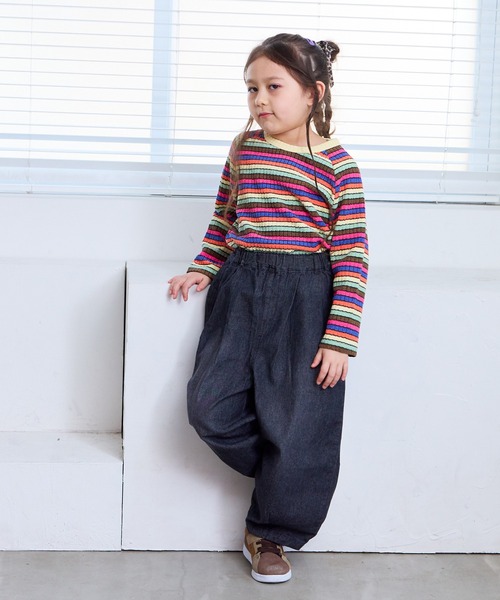 Life Support Products(ライフサポートプロダクツ)の「デニムバレルパンツ(デニムパンツ・キッズ・ブラック/ブルー・100/95/90/80/110/150/140/130/120)」の15枚目の写真