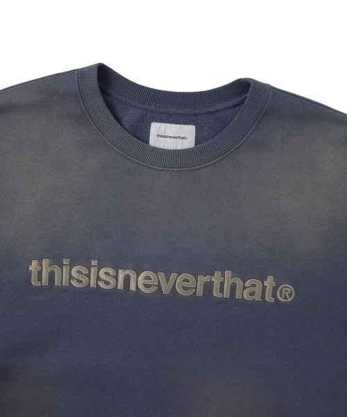 【タグ付き新品】thisisneverthat クルーネックスウェット　ブラック 楽天市場】【SALE／40%OFF】LHP thisisneverthat/ディスイズ