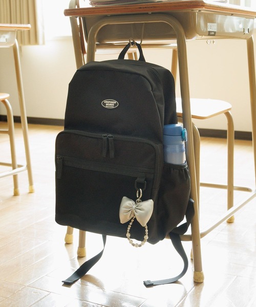 GLOBAL WORK(グローバルワーク)の「撥水リュック20L/591481(バックパック/リュック・キッズ・ブラック・ONE SIZE)」の1枚目の写真