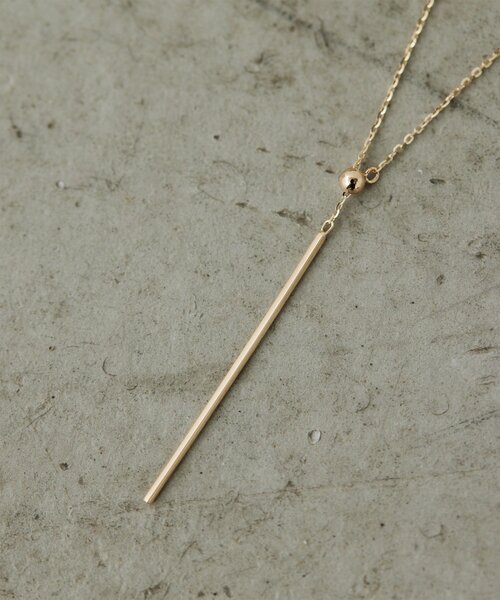 セール】【2.718】アジャストY字ネックレス（リング