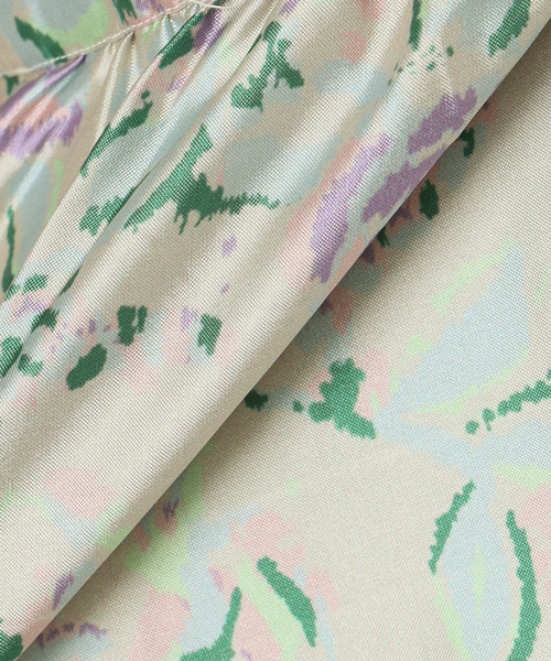 NE QUITTEZ PAS!(ヌキテパ)の「【ne Quittez pas/ヌキテパ】POLY DUPION FLOWER PRINT(ワンピース・レディース・ベージュ・FREE)」の14枚目の写真