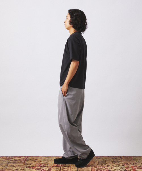 JOURNAL STANDARD relume(ジャーナルスタンダード レリューム)の「スムースシルケット TEE(Tシャツ/カットソー・メンズ・ホワイト/ブラック・LARGE/MEDIUM)」の18枚目の写真