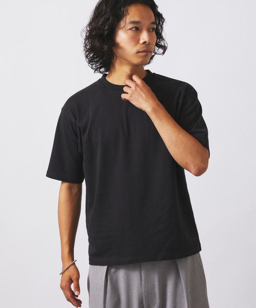 JOURNAL STANDARD relume(ジャーナルスタンダード レリューム)の「スムースシルケット TEE(Tシャツ/カットソー・メンズ・ホワイト/ブラック・LARGE/MEDIUM)」の20枚目の写真