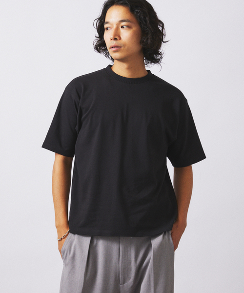 JOURNAL STANDARD relume(ジャーナルスタンダード レリューム)の「スムースシルケット TEE(Tシャツ/カットソー・メンズ・ホワイト/ブラック・LARGE/MEDIUM)」の21枚目の写真