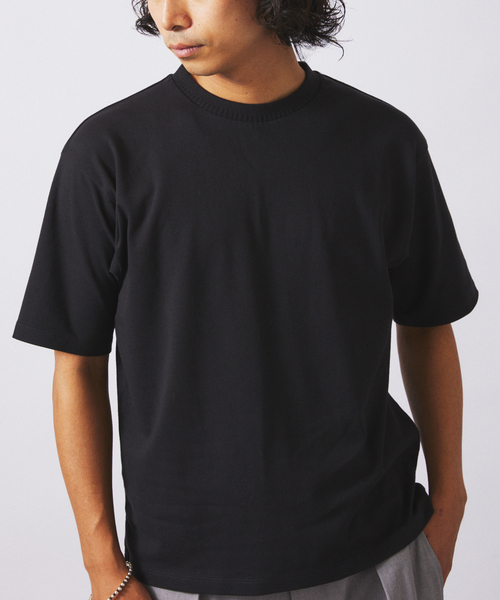 JOURNAL STANDARD relume(ジャーナルスタンダード レリューム)の「スムースシルケット TEE(Tシャツ/カットソー・メンズ・ホワイト/ブラック・LARGE/MEDIUM)」の22枚目の写真