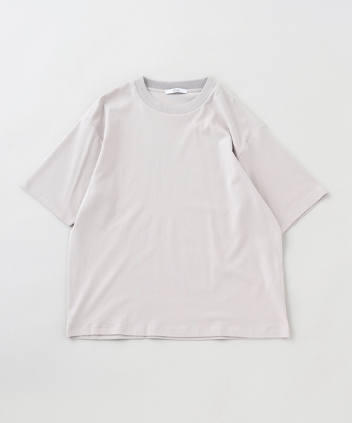 JOURNAL STANDARD relume(ジャーナルスタンダード レリューム)の「スムースシルケット TEE(Tシャツ/カットソー・メンズ・ホワイト/ブラック・LARGE/MEDIUM)」の8枚目の写真