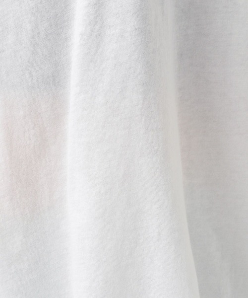 BAYFLOW（ベイフロー）の「[ワンショルダーでも着られる]オーバーサイズシアーロンT（Tシャツ/カットソー・レディース・チャコール/オフホワイト/ライトブルー・FREE）」の22枚目の写真