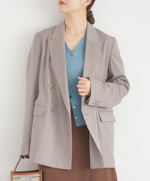 【定価3.6万】イエナ　ダブルブレストジャケット　38 テーラードジャケット 定価3.6万】イエナ ダブルブレストジャケット 38 テーラードジャケット