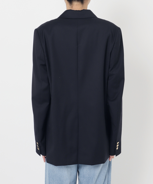 IENA(イエナ)の「REDA SUPER110 ダブルブレストジャケット(テーラードジャケット・レディース・ネイビー/ベージュ・38/36)」の17枚目の写真