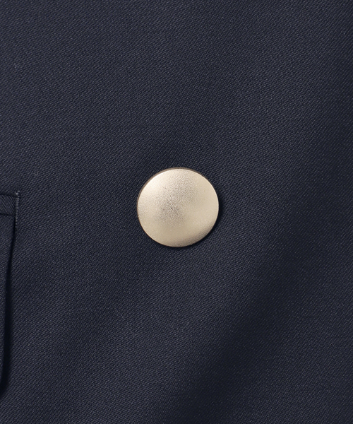 IENA(イエナ)の「REDA SUPER110 ダブルブレストジャケット(テーラードジャケット・レディース・ネイビー/ベージュ・38/36)」の9枚目の写真