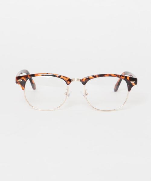 SMELLY（スメリー）の「ハーフリムダテメガネ（メガネ・レディース・ブラック/ブラウン系その他・-）」の8枚目の写真