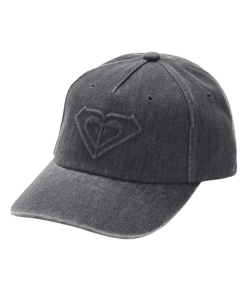 ROXY（ロキシー）の「HEART SHADOW CAP /ロキシーロゴデニムキャップ（帽子）（キャップ・レディース・ブラック/ネイビー/パープル・FREE）」の4枚目の写真