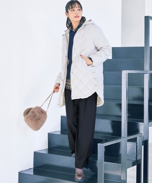 23区(ニジュウサンク)の「TWビエラ タック ワイド パンツ(その他パンツ・レディース・ネイビー系/グレー系・40/38/36)」の16枚目の写真