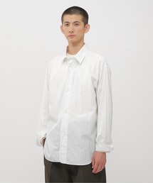 ◇まここ様・専用◇MARGARET HOWELL　襟付き　シャツ ストライプ系 GRAPHIC COTTON STRIPE | MARGARET HOWELL（マーガレット