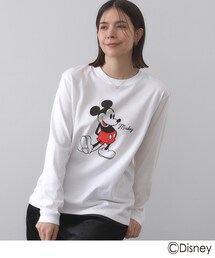 OPAQUE.CLIP | 【Mickey Mouse】プリントロングTシャツ(Tシャツ/カットソー)