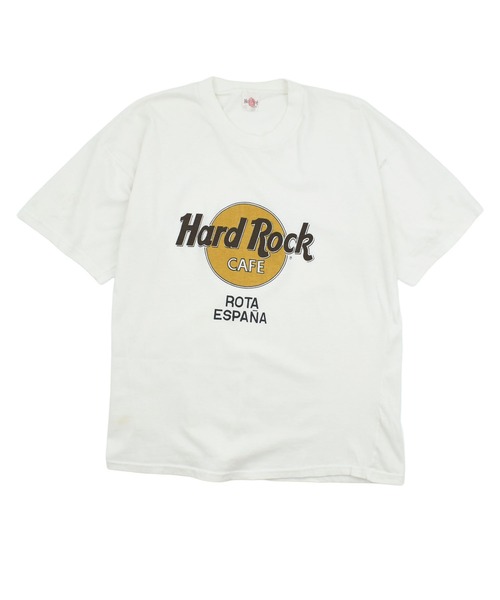 LABORATORY R(ラボラトリーアール)の「【USED】90’s HARD ROCK CAFE 企業ロゴ Tシャツ(Tシャツ/カットソー・メンズ・ホワイト・X-LARGE)」の1枚目の写真