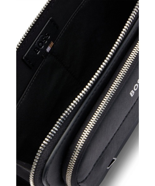 ストラクチャード クロスボディバッグ ロゴディテール（ショルダー