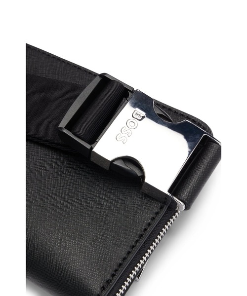 ストラクチャード クロスボディバッグ ロゴディテール（ショルダー