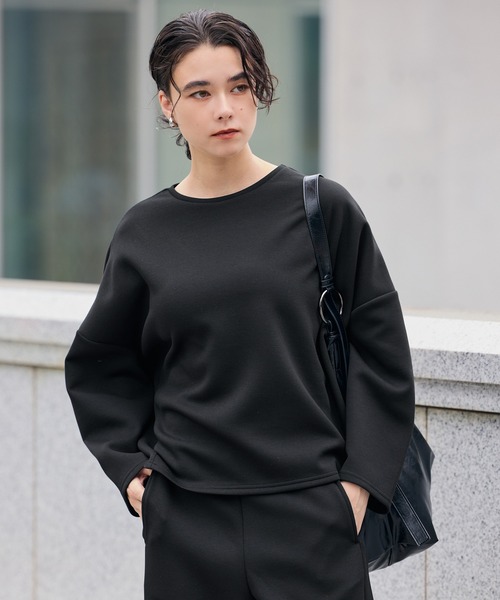 EXPO PCF スウェット-サイズL ハート柄 刺繍ロゴ オーバーサイズシンプルスウェット FQ22S176