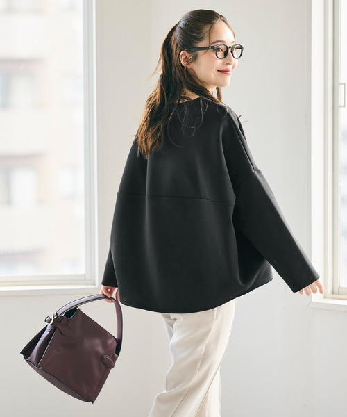ソフトスウェットオーバーサイズトップス（スウェット）｜coca