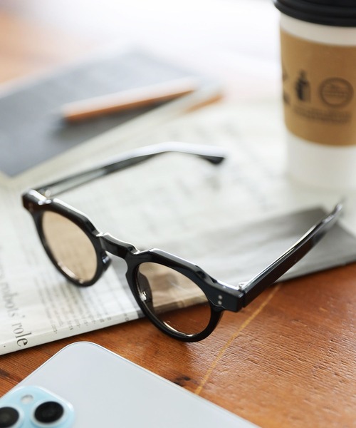 niko and...（ニコアンド）の「オリジナルクラウンパントミニサングラス（サングラス・レディース・その他1/ブラック/ブラウン・FREE）」の2枚目の写真