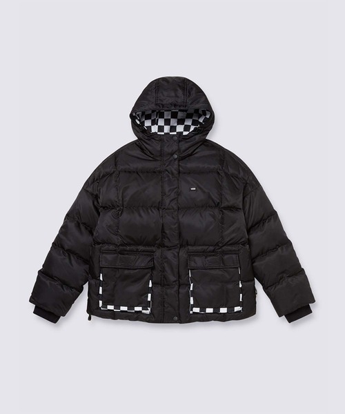Vansチェッカー パファージャケット セール】ウィメンズ チェッカー ダウンジャケット / CHECKER