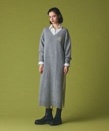 ライン配色ニットワンピース（ワンピース）｜GRACE CLASS（グレース