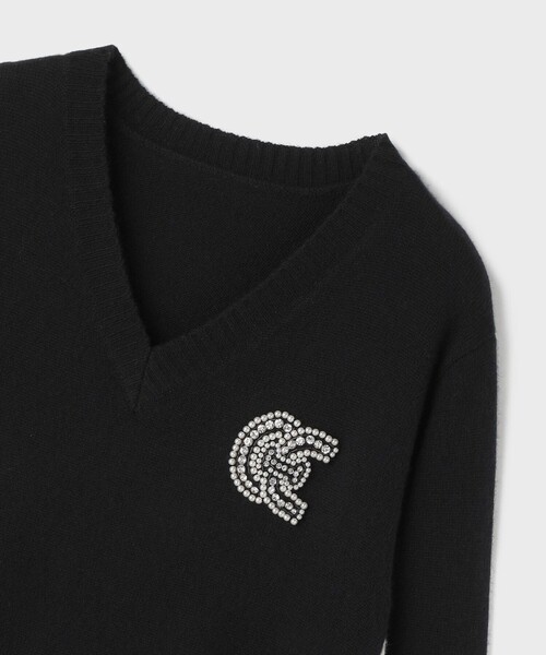 GRACE CLASS(グレースクラス)の「ライン配色ニットワンピース(ワンピース・レディース・グレー/ブラック・36)」の10枚目の写真