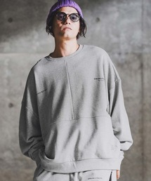 GLIMCLAP（グリムクラップ）の「msw1765-Point Graphic Sweat shirt スウェットプルオーバー(192-058-gla-cf)（スウェット）」