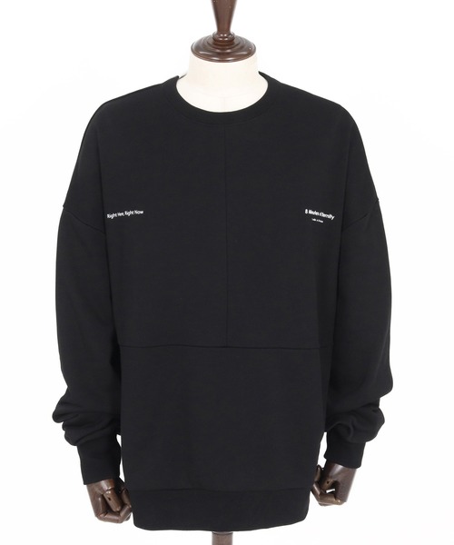 GLIMCLAP(グリムクラップ)の「msw1765-Point Graphic Sweat shirt スウェットプルオーバー(192-058-gla-cf)(スウェット・メンズ・ブラック/オフホワイト/ミックスグレー・S/M/L)」の22枚目の写真