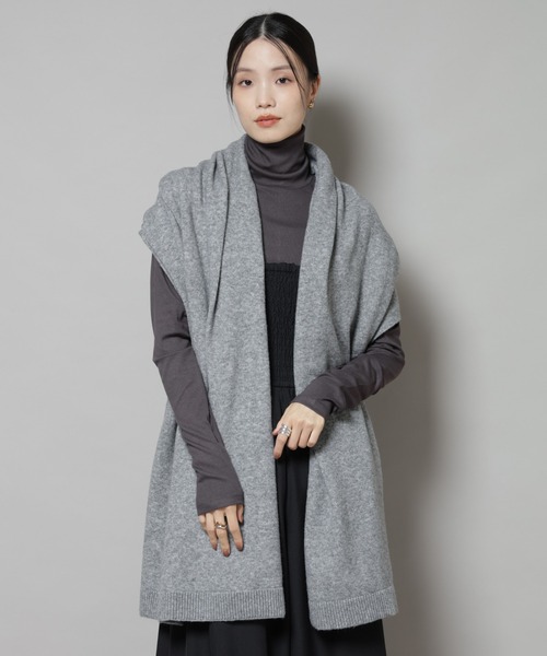 NANO universe(ナノユニバース)の「ネイビーペイズリーストール NANO universe(ナノユニバース)の「ネイビーペイズリーストール