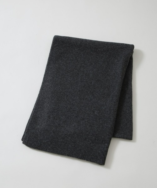 NANO universe（ナノユニバース）の「ボリュームニットストール（ストール/ショール・レディース・ライトベージュ/グレー/チャコール・FREE）」の5枚目の写真