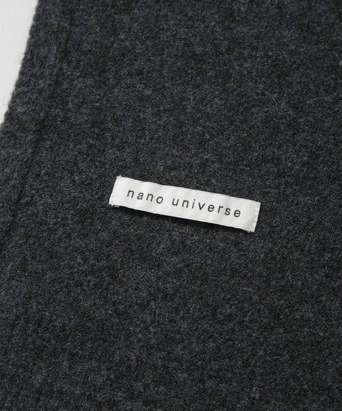 NANO universe（ナノユニバース）の「ボリュームニットストール（ストール/ショール・レディース・ライトベージュ/グレー/チャコール・FREE）」の9枚目の写真