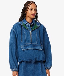 アノラック」に該当するブルー・ネイビー/青色系のファッション