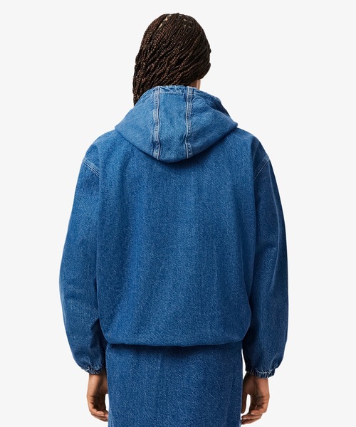 セール】オーバーサイズデニムアノラックパーカー（ブルゾン
