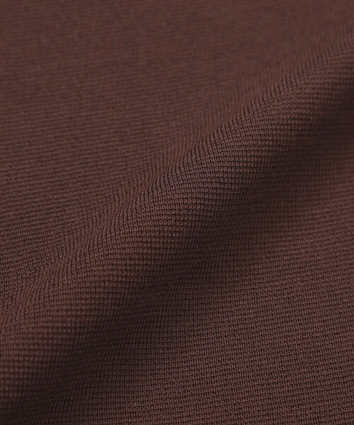 amaca(アマカ)の「【Anniversary Piece】光電子×ミラノリブニットジャケット(カーディガン/ボレロ・レディース・ダークネイビー/オフホワイト/ブラウン系その他5・40/38)」の5枚目の写真