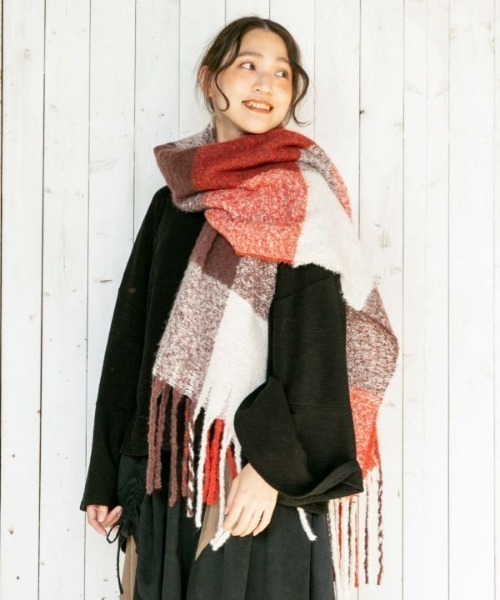 Amina/アミナ ストール チェルシーストール 防寒 マフラー CSNP8302