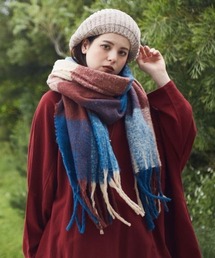 AMINA COLLECTION（アミナコレクション）の「Amina/アミナ ストール チェルシーストール 防寒 マフラー CSNP8302（ストール/ショール）」