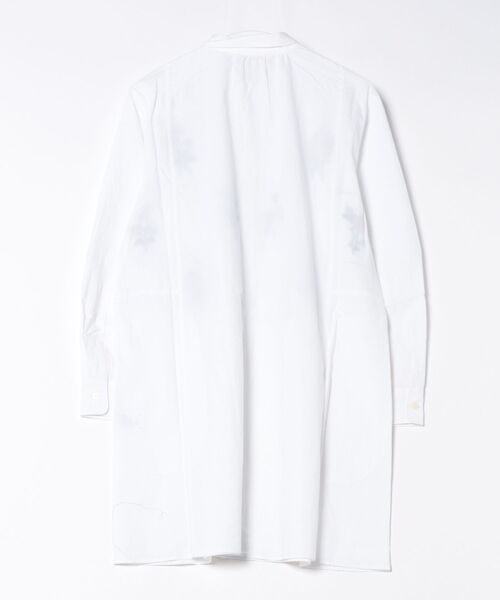 SUPER HAKKA(スーパーハッカ)の「コットンサンドウォッシュ ボタニカルウィンドウ刺繍チュニックシャツ(シャツ/ブラウス・レディース・イエロー/ブラック/オフホワイト・FREE)」の4枚目の写真