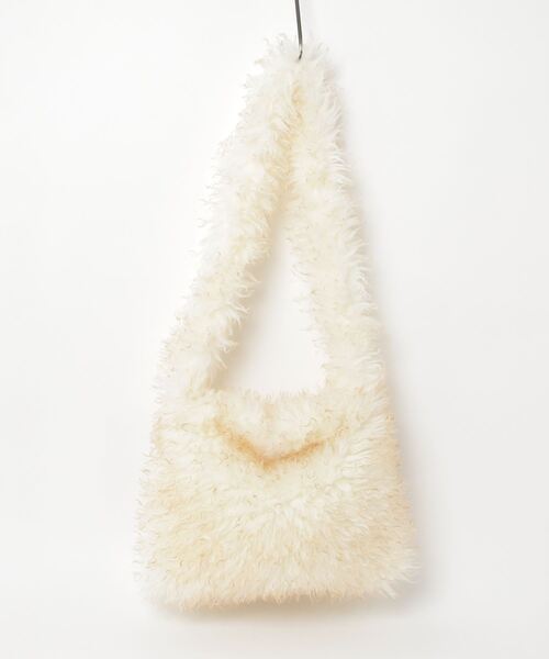 VACANCY（ヴァカンシー）の「ミックスフェイクファーショルダーバック（ショルダーバッグ・レディース・ブラック/アイボリー/ブラウン・FREE）」の12枚目の写真