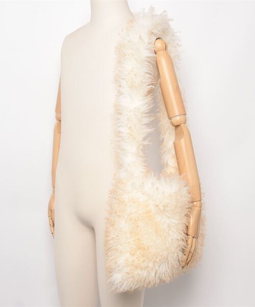 VACANCY（ヴァカンシー）の「ミックスフェイクファーショルダーバック（ショルダーバッグ・レディース・ブラック/アイボリー/ブラウン・FREE）」の11枚目の写真