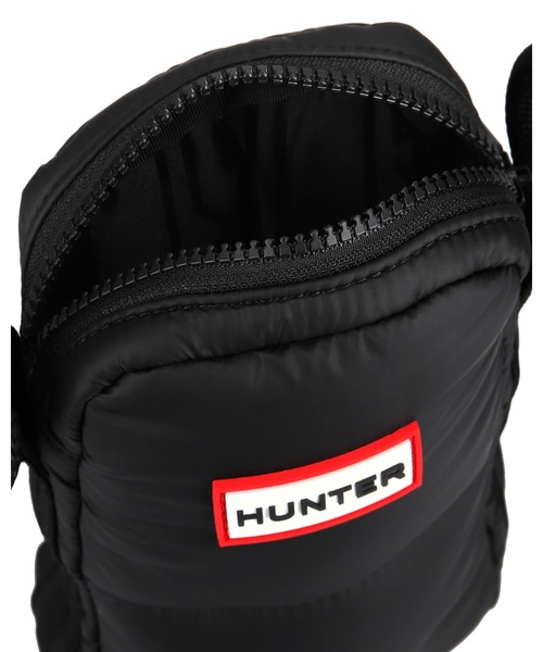 HUNTER(ハンター)の「イントレピッド エクストラ パフド フォンポーチ(ボディバッグ/ウエストポーチ・レディース・ブラック/ホワイト・ONE)」の6枚目の写真