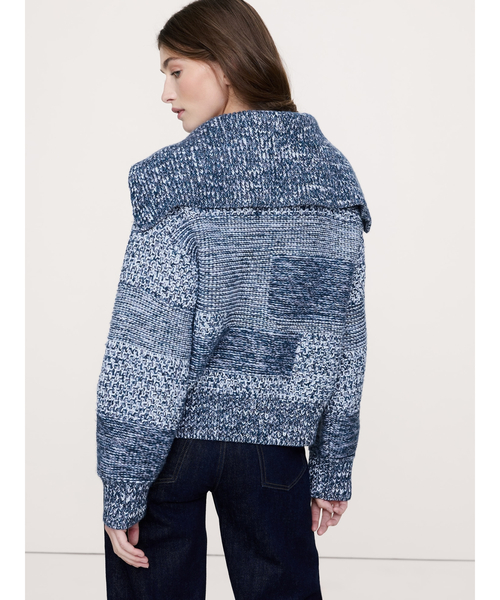 Banana Republic(バナナリパブリック)の「スペースダイ コットン ウール カーディガン(カーディガン/ボレロ・レディース・ブルー・XS/M/S/L)」の3枚目の写真