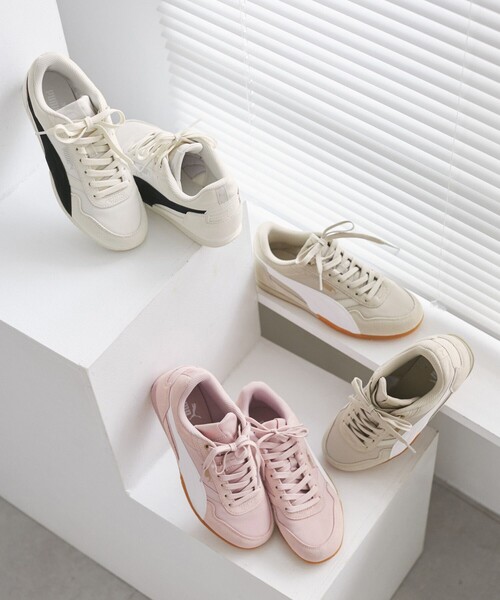 PUMA（プーマ）の「【PUMA/プーマ】ベラドンナ ナイロンスニーカー（スニーカー・レディース・ピンク/ベージュ/キナリ・23.5cm/24.0cm/24.5cm）」の12枚目の写真