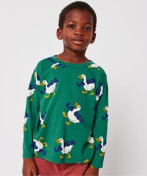 BOBO CHOSES（ボボショーズ）の「総柄La Oca長袖Ｔシャツ【キッズ】（Tシャツ/カットソー）」