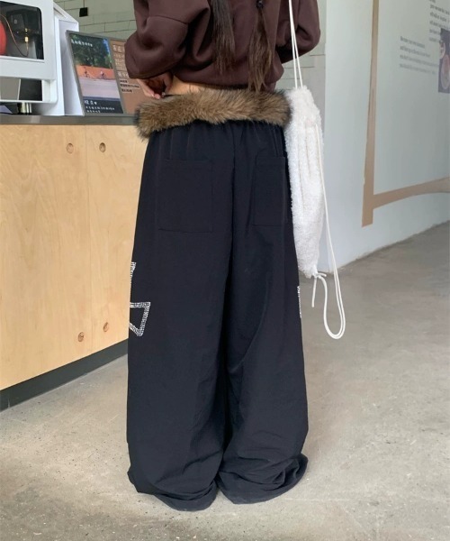 DEVICE(デバイス)の「ウエスト ファー クロス ルーズ パンツ(その他パンツ・レディース・ブラック・FREE)」の14枚目の写真