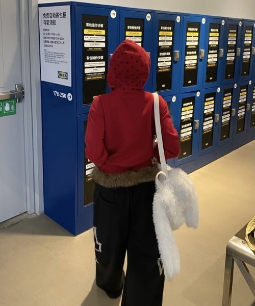 DEVICE(デバイス)の「ウエスト ファー クロス ルーズ パンツ(その他パンツ・レディース・ブラック・FREE)」の15枚目の写真
