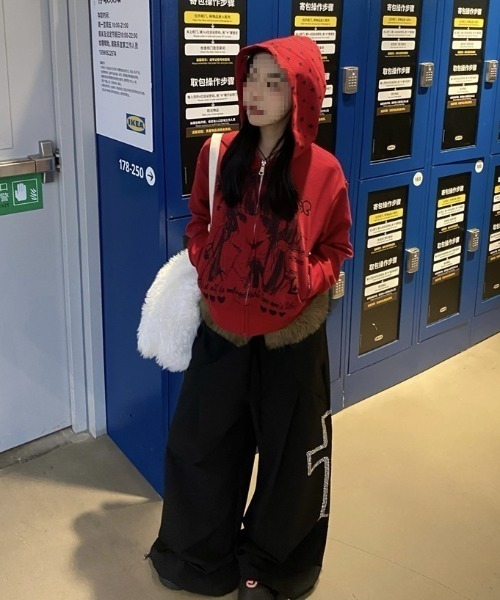 DEVICE(デバイス)の「ウエスト ファー クロス ルーズ パンツ(その他パンツ・レディース・ブラック・FREE)」の18枚目の写真