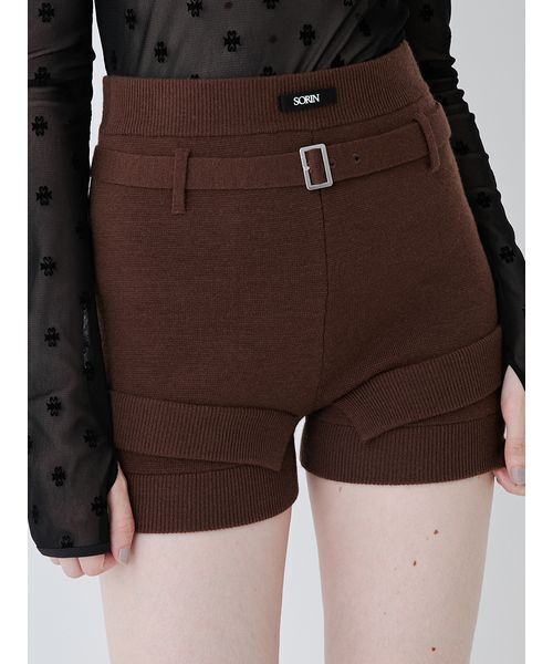 SORIN(ソリン )の「Double Rib Knit Short Pants/ダブルリブニットショートパンツ(その他パンツ・レディース・ブラウン/ライム/ダークグレー・38)」の19枚目の写真